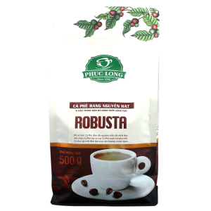 Cà phê rang nguyên hạt Robusta